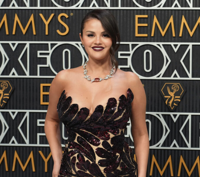 Selena Gomez at the 75th Primetime Emmy Awards in January 2024