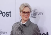 Meryl Streep at "The Post" film premiere in 2017